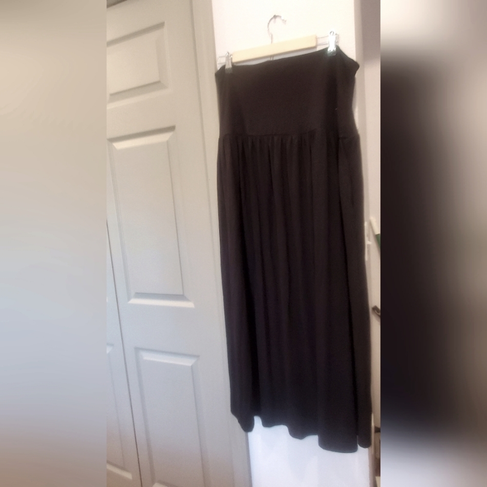 Simlu black maxi skirt xl